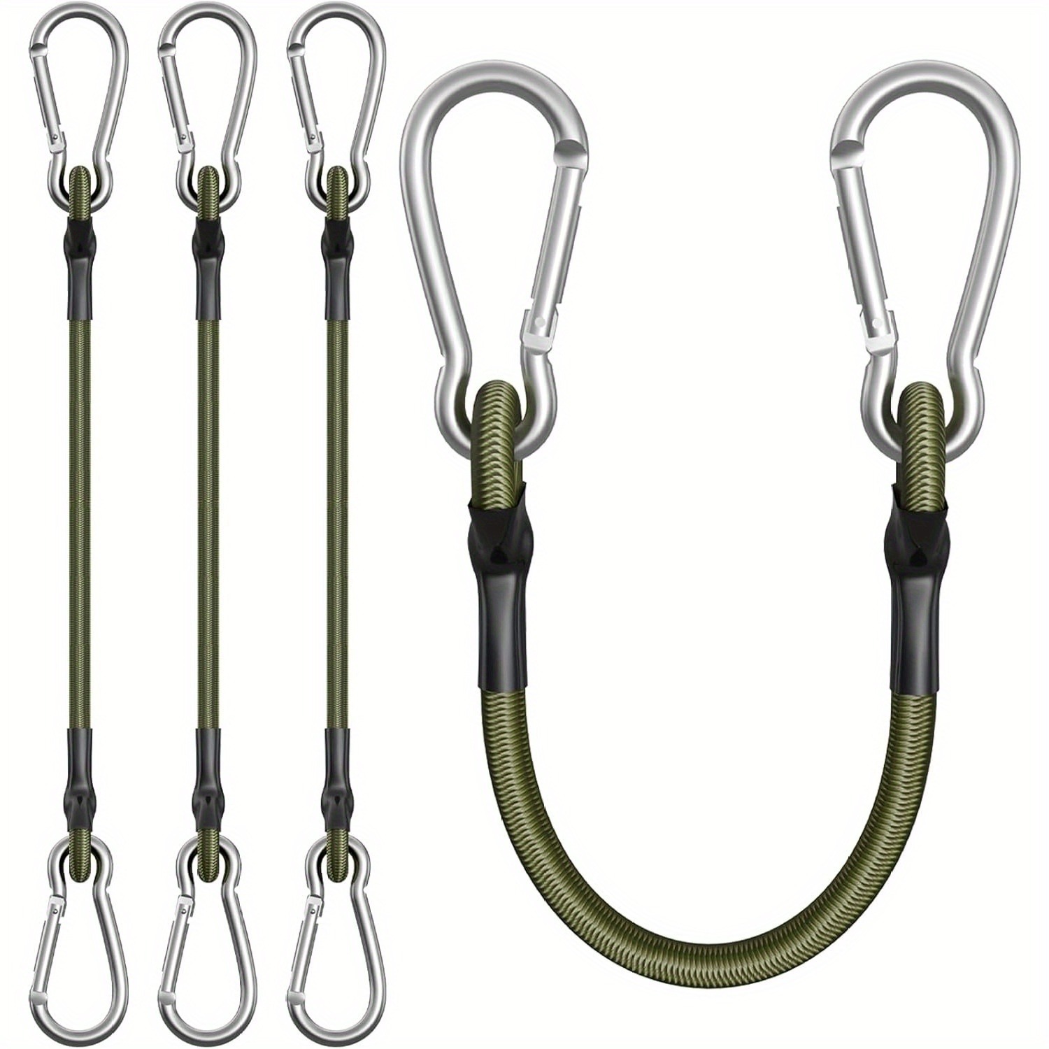 Luggage Strap Belt - 4 cinturones de goma resistentes con