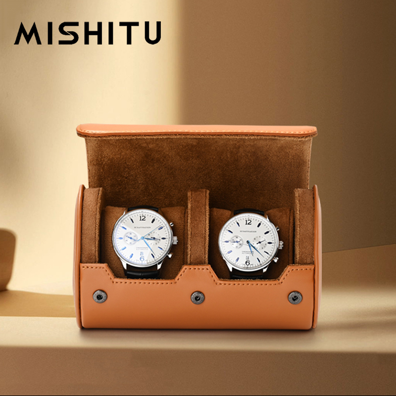 Travel Accessories Jewelry - MISHITU-rollo de almacenamiento de reloj con