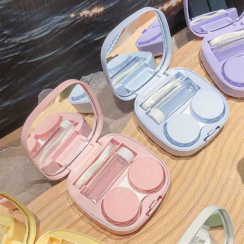 Travel Video Accessories - Mini estuche cuadrado para lentes de