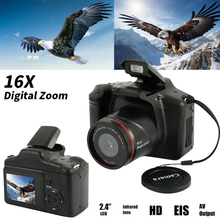 Travel Video Accessories - Cámara de fotografía Digital 4K, videocámara