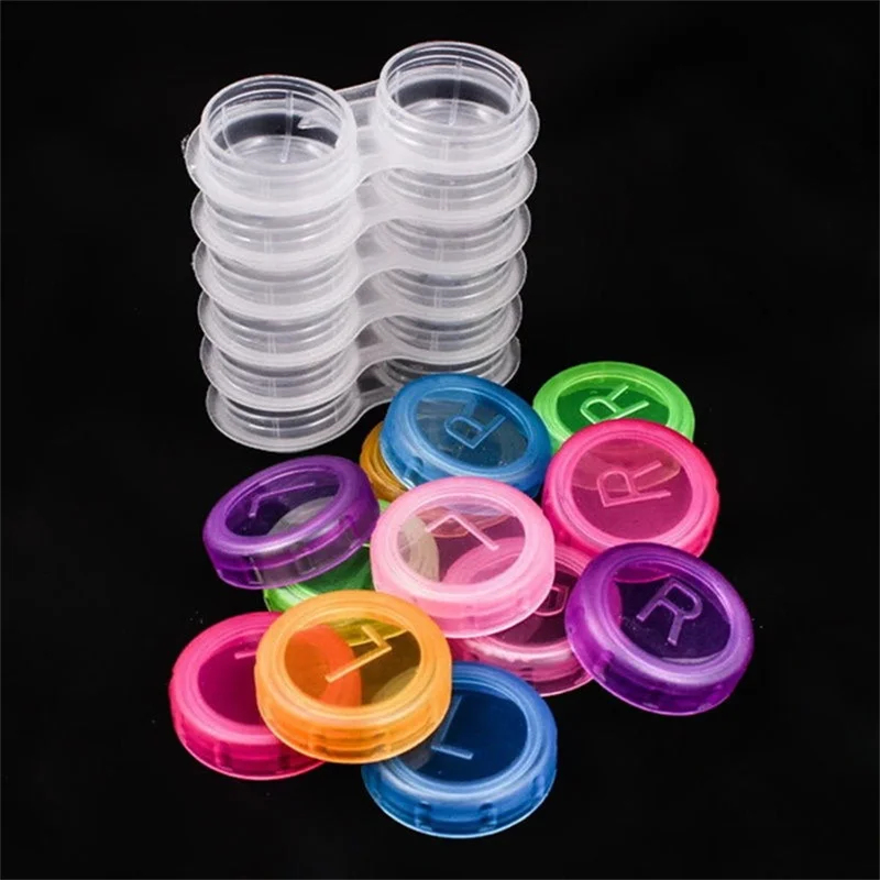 Travel Video Accessories - Estuche colorido y transparente para lentes