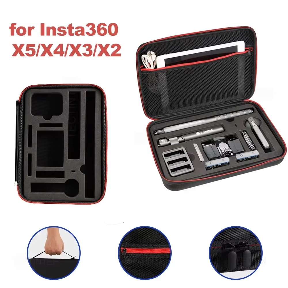 Travel Video Accessories - Caja para Insta360 X5 X4 X3
