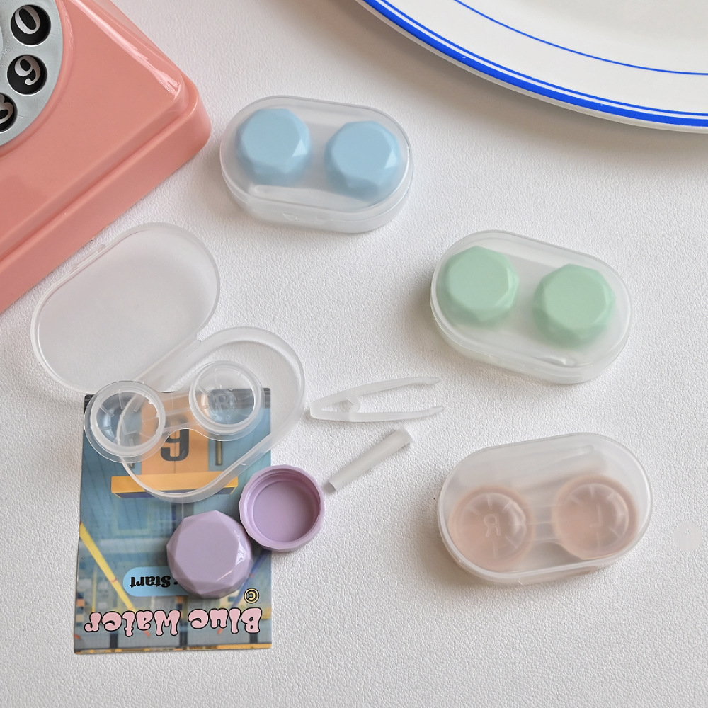 Travel Video Accessories - Estuche portátil para lentes de contacto,