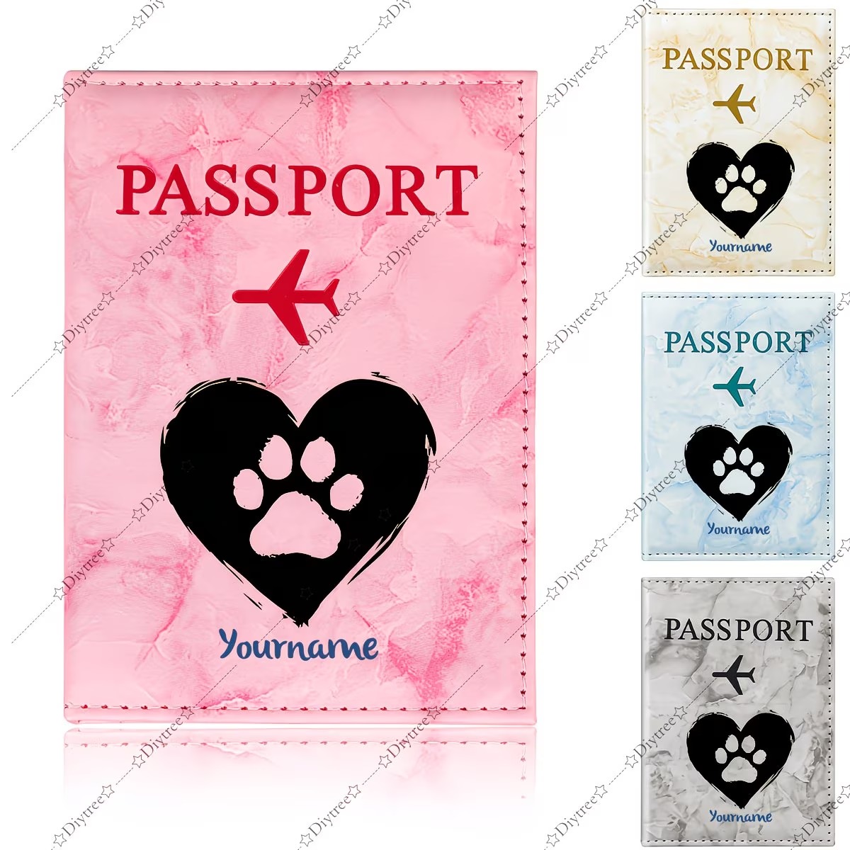Travel Accessories Essentials - Funda personalizada para pasaporte de mascotas