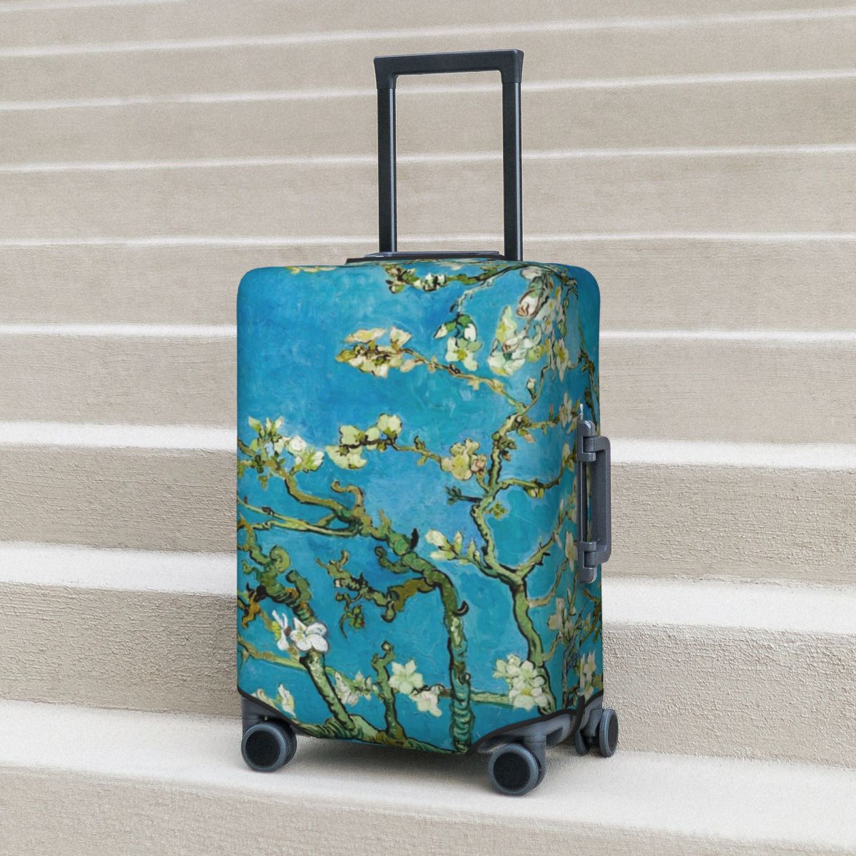 Travel Van Accessories - Funda de maleta con flor de