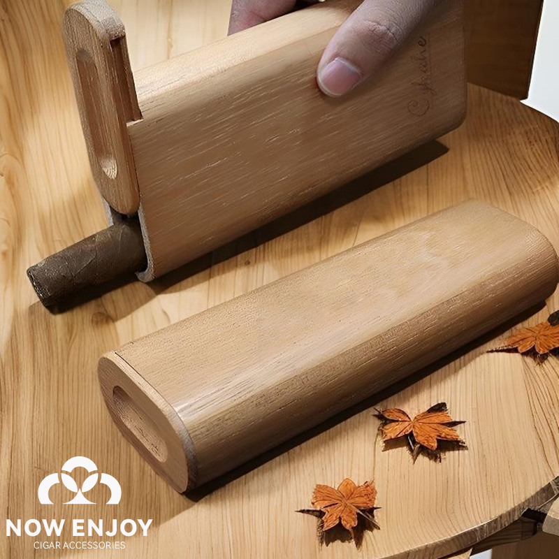 Travel Accessories Youtube - Estuche Portátil para Cigarros de Madera