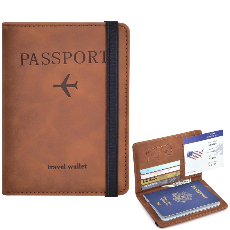 Travel Accessories Essentials - Funda para Pasaporte, Cartera, Accesorios Esenciales