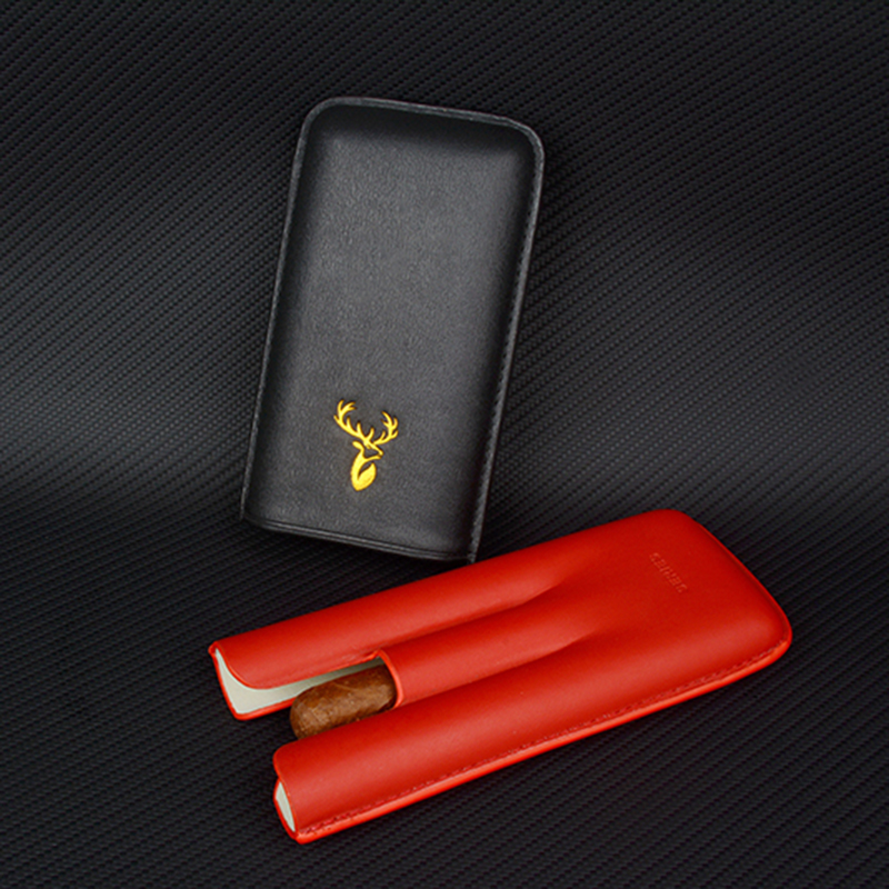 Estuche para puros de cuero de - Travel Accessories Youtube reseña y precio