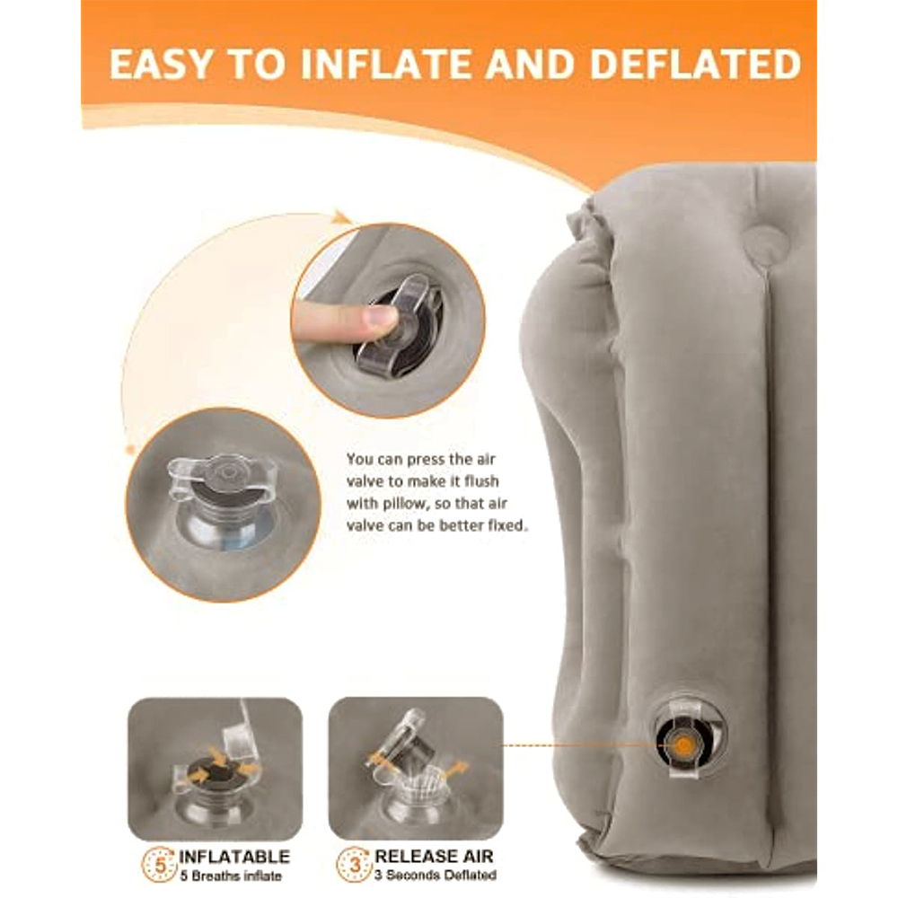 Almohada inflable de viaje, ac - Travel Accessories For Long Haul Flights reseña y precio