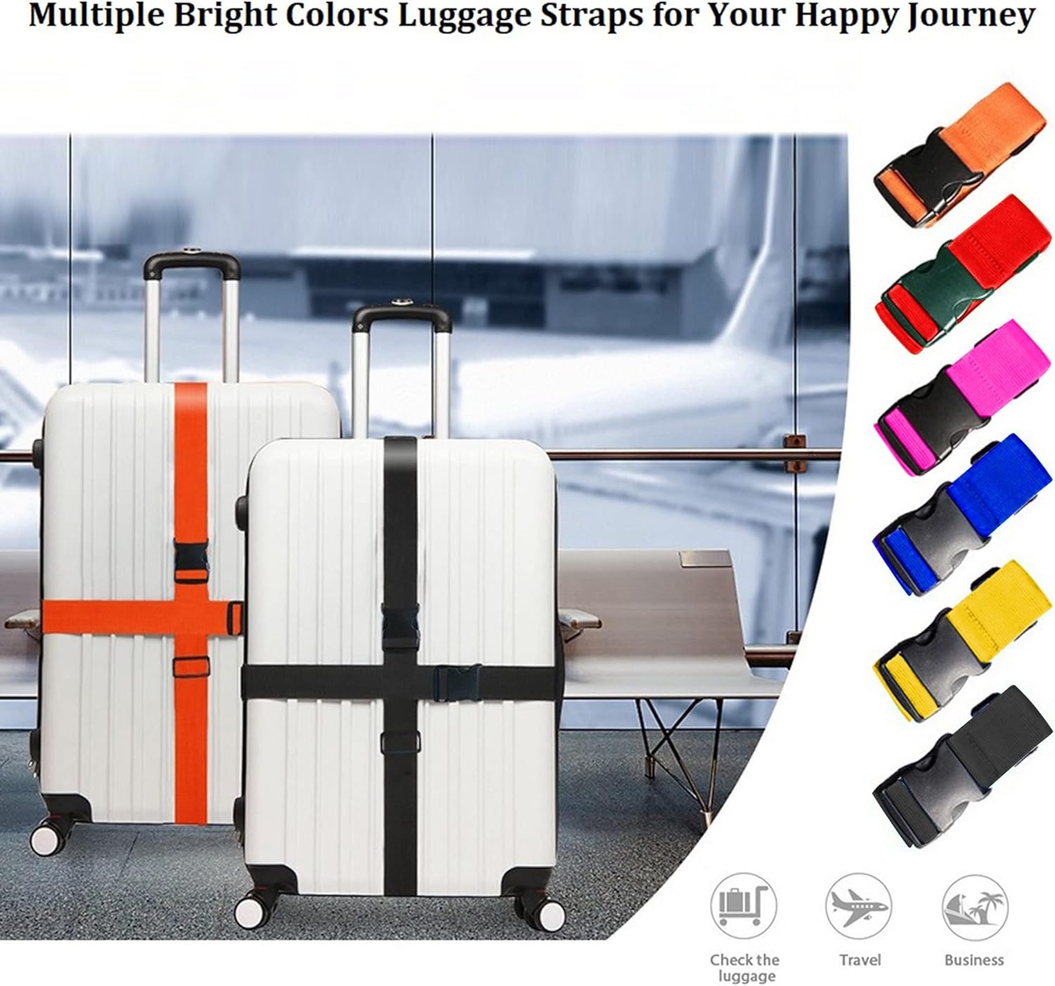 Paquete de 2 correas ajustable - Luggage Strap Belt reseña y precio