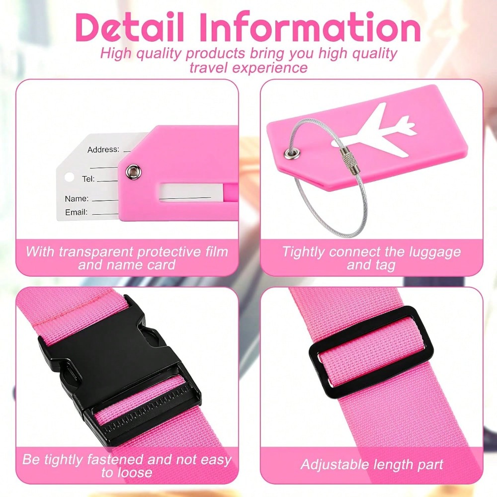 Juego de correas para equipaje - Luggage Strap Belt reseña y precio