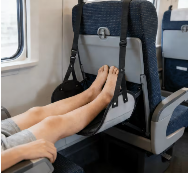 Reposapiés ajustable con hamac - Travel Accessories For Long Haul Flights reseña y precio