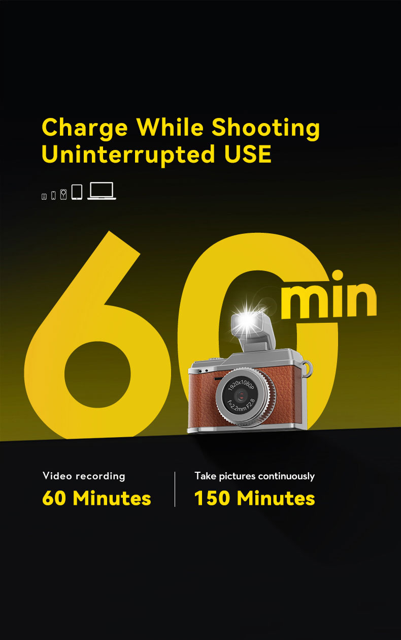 Mini Cámara 1080P HD, Grabador - Travel Video Accessories reseña y precio
