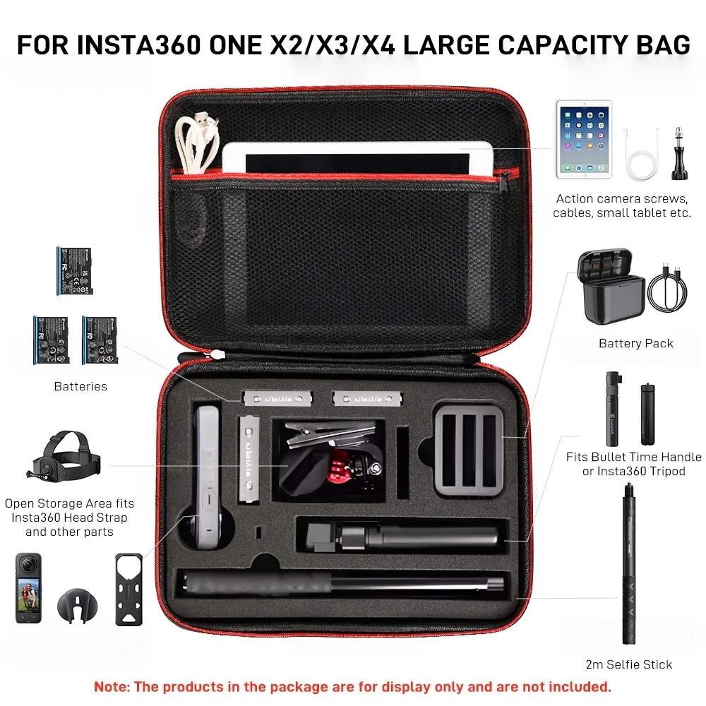 Caja para Insta360 X5 X4 X3 X2 - Travel Video Accessories reseña y precio