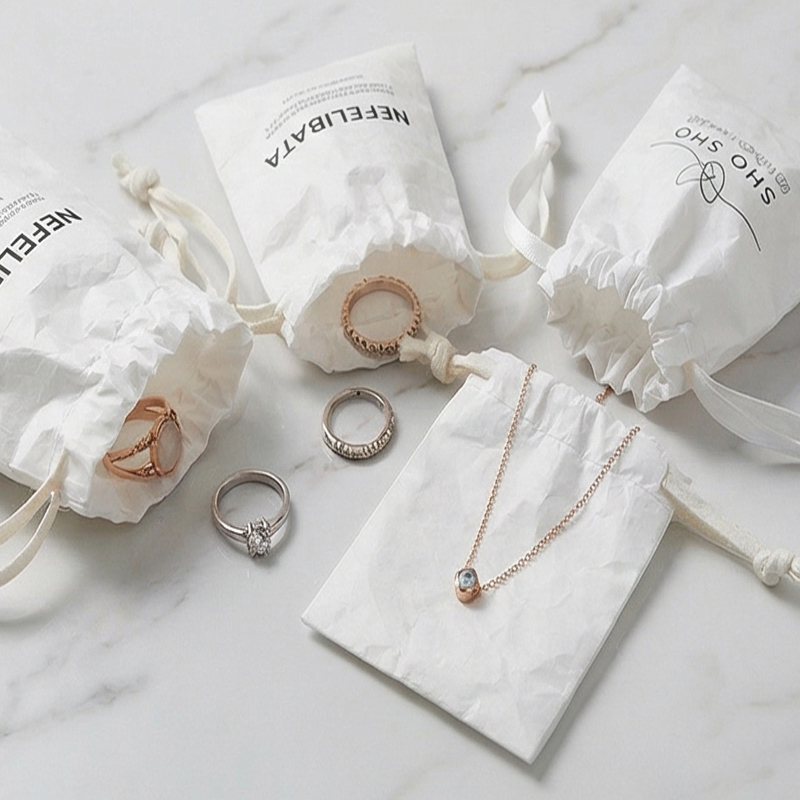 Bolsa de papel Tyvek con cordó - Travel Accessories Jewelry reseña y precio
