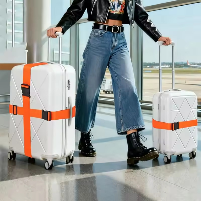 Juego de 4 correas para equipa - Luggage Strap Belt reseña y precio