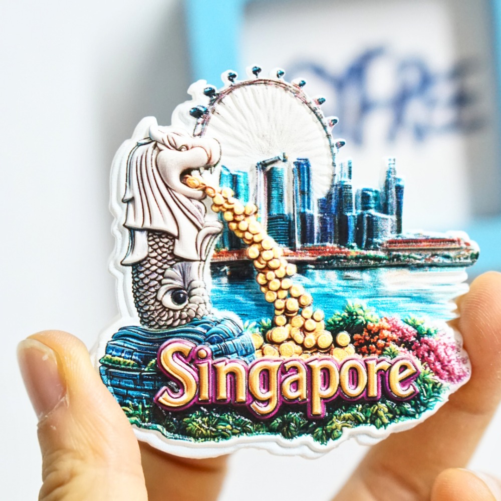 Imanes de nevera de Singapur,  - Travel Accessories Singapore reseña y precio