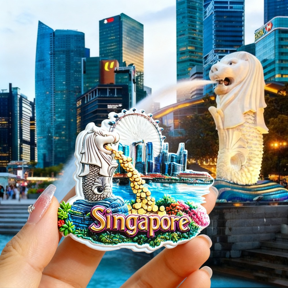 Imanes de nevera de Singapur,  - Travel Accessories Singapore reseña y precio